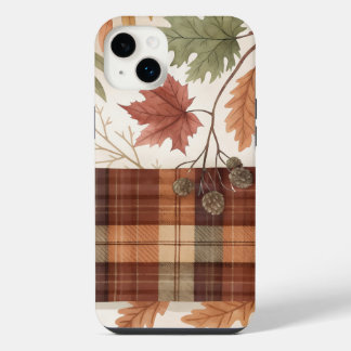 iPhone 14 Plus Funda para portátil de abstracto botánico – Hojas