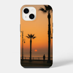 iPhone 14 Funda para Teléfono Atardecer Tropical – Lleva la