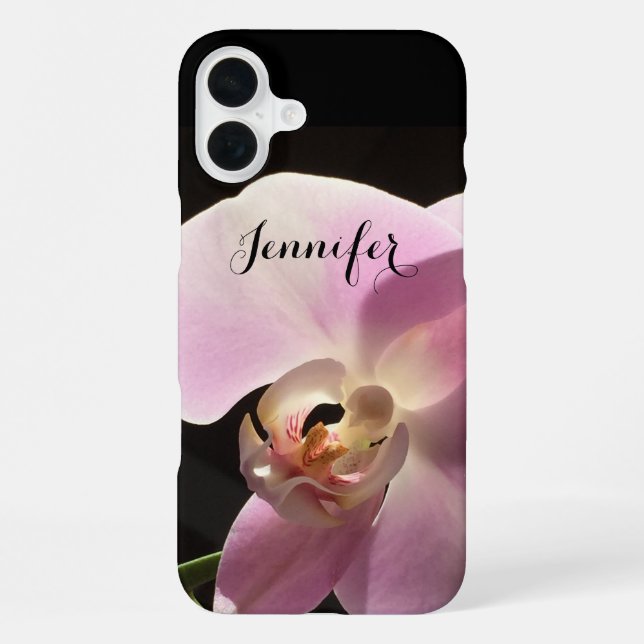 iPhone Funda para teléfono celular Pink Orchid Case iPhon (Reverso )