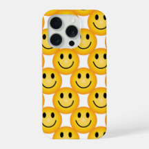 Funda para teléfono con Emoji Cara Feliz Amarilla