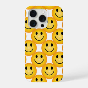 Funda para teléfono con Emoji Cara Feliz Amarilla