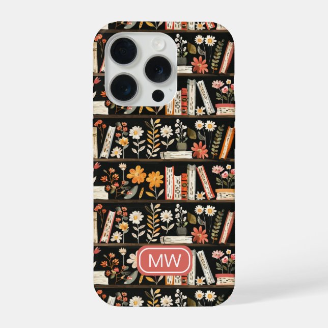 iPhone Funda para teléfono con estante de flores personal (Reverso )