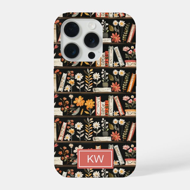 iPhone Funda para teléfono con estante de flores personal (Reverso )