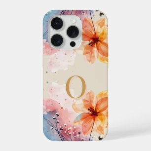 Funda para teléfono con letra O minimalista – Dise