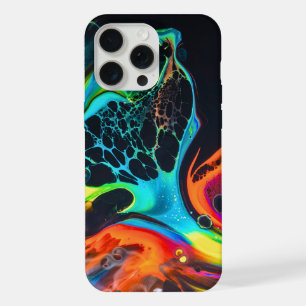 Funda para teléfono de arte fluido abstracto de ne