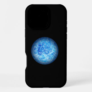 iPhone 16 Pro Max Funda para teléfono de arte fluido Calm Tide