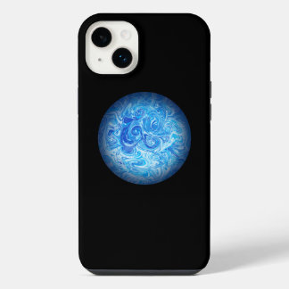 iPhone 14 Plus Funda para teléfono de arte fluido Calm Tide