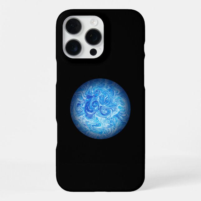 iPhone Funda para teléfono de arte fluido Calm Tide iPhon (Reverso )