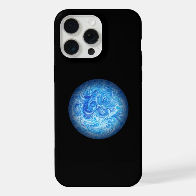 iPhone Funda para teléfono de arte fluido Calm Tide iPhon (Reverso )