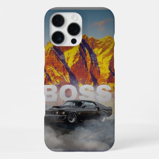 iPhone 16 Pro Max Funda para teléfono de coche muscular de los 90 |