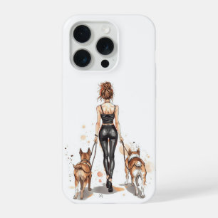 Funda para teléfono de Dog Mom Moda para caminan