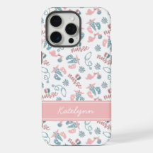 Funda para teléfono de enfermera de bebés | Nombre