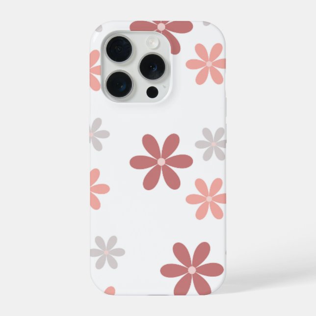 iPhone Funda para teléfono de flor linda (Reverso )