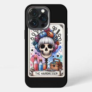 iPhone 13 Pro Funda para teléfono de la carta del tarot de peluq