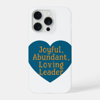 Funda para teléfono de Líder Alegre, Abundante y A