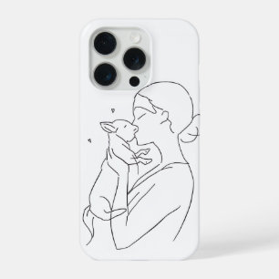 Funda para teléfono de Mamá Perro Minimalista Aman