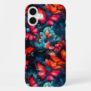 iPhone 16 Plus Funda para teléfono de mariposas