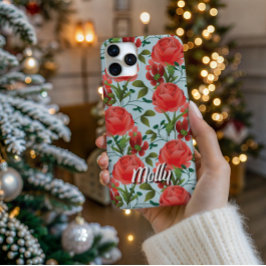 iPhone 16 Pro Funda para teléfono de Miss Molly con rosas colgan