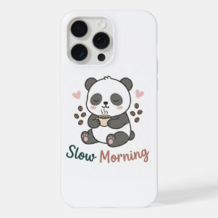 Funda para teléfono de Panda de Mañana Lenta Fun