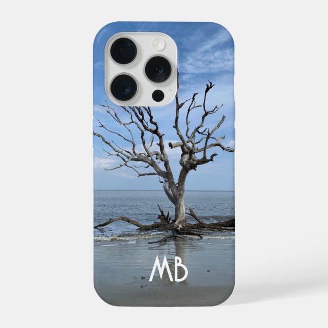 iPhone Funda para teléfono de Playa Driftwood (Reverso )