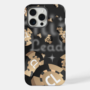 Funda para teléfono del líder en fichas con fichas