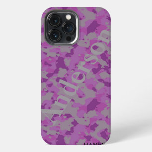 iPhone 13 Pro Max Funda para teléfono HAMbWG Xtreme - Camuflaje gris