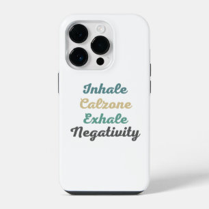 iPhone 14 Pro Funda para teléfono Inhala Calzone Exhala Negativi