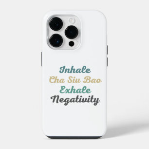 iPhone 14 Pro Funda para teléfono Inhala Cha Siu Bao Exhala Nega
