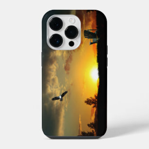 iPhone 14 Pro Funda para teléfono móvil de pradera herbosa con p