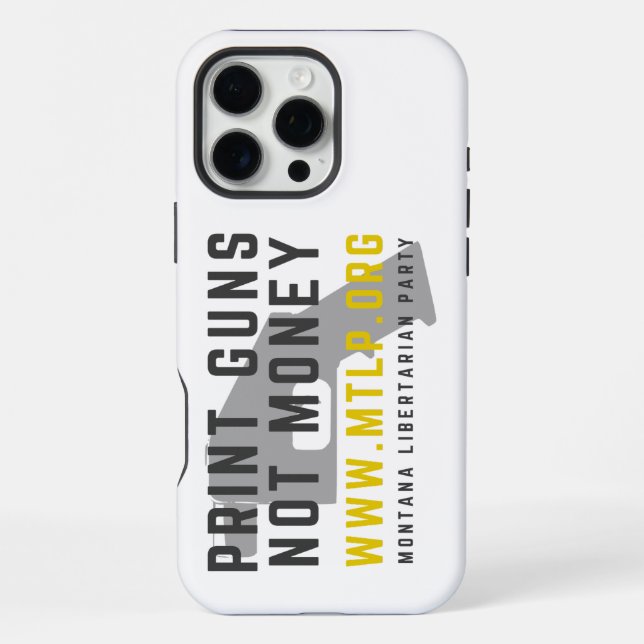 iPhone Funda para teléfono MTLP Print Guns (Reverso )