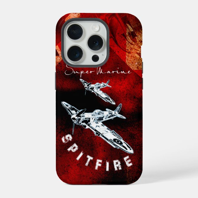 iPhone Funda para teléfono Spitfire Supermarine (Reverso )