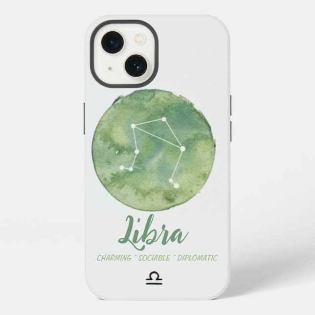 iPhone Funda para teléfono Zodiac - Libra (Reverso )