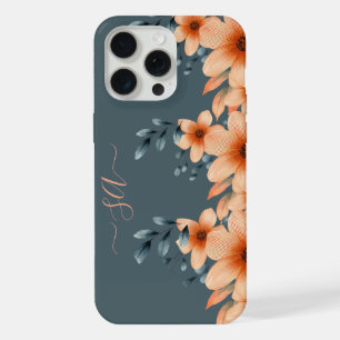 Funda personalizada elegante floral para teléfono