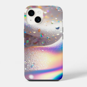 iPhone 14 Funda Silver Purpurina para iPhone/iPad Mate Tough
