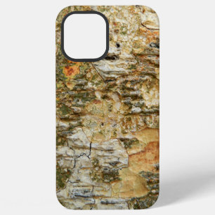 iPhone 12 Pro Max Imagen de corteza de árbol natural para funda de a