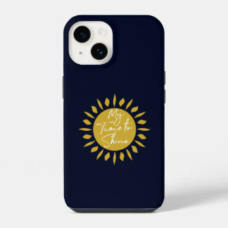 iPhone 14 Mi Tiempo Para Brillar, Funda De Impresión De Sol