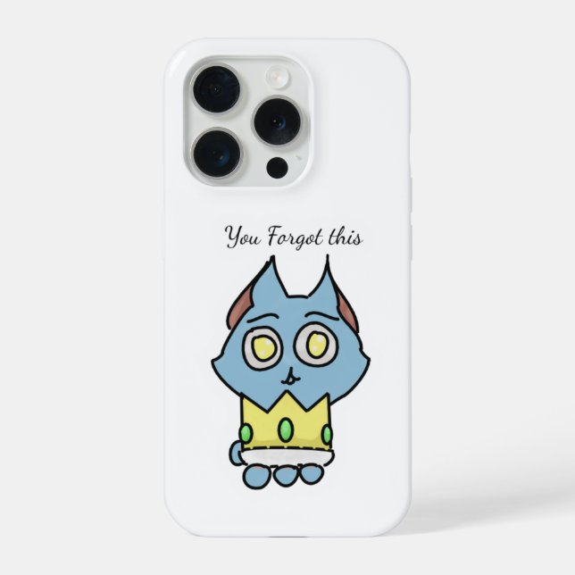 iPhone Olvidó la funda para su teléfono Crown (Reverso )