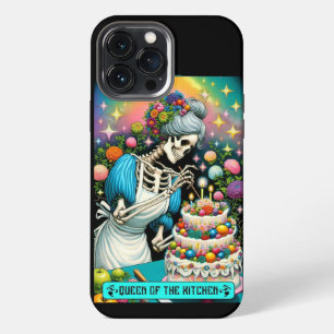 iPhone 13 Pro Max Reina de la Cocina Tarjeta de Tarot Funda para Tel