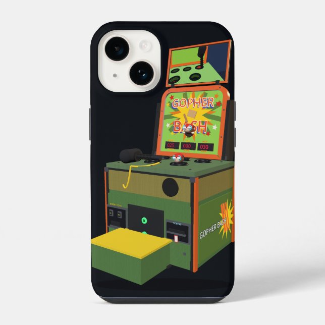 iPhone Serie de máquinas: funda para teléfono Gopher Bash (Reverso )