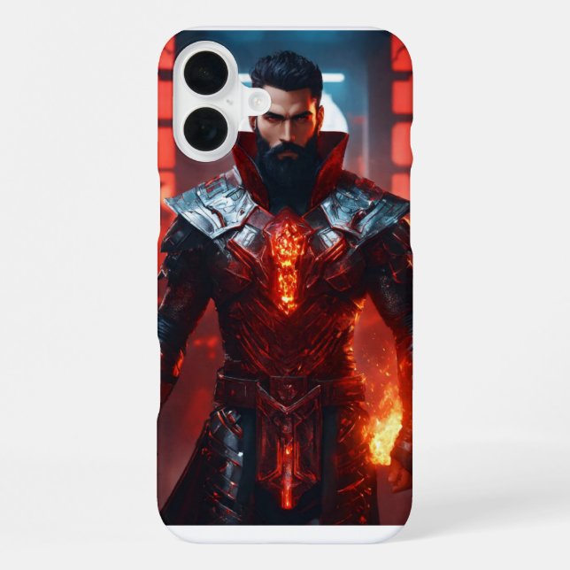 iPhone "Superhéro de Luz: Funda para iPhone" (Reverso )