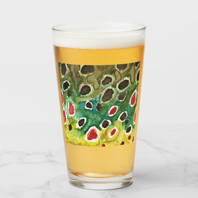 Iquitiología de la trucha marrón única (Anverso (lleno))