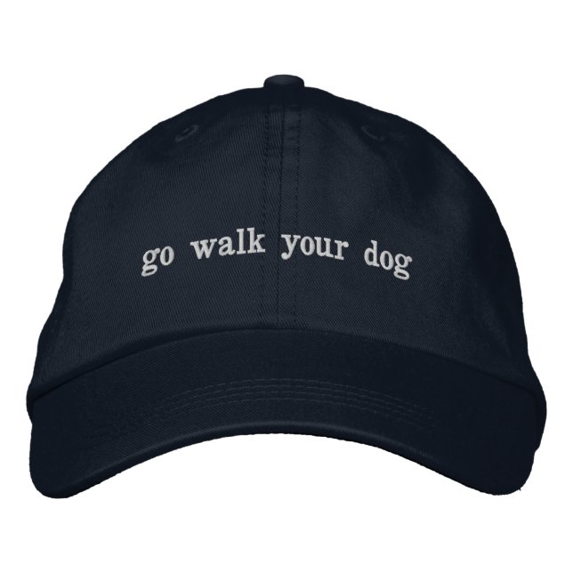 ir a caminar con la gorra de perro (Anverso)