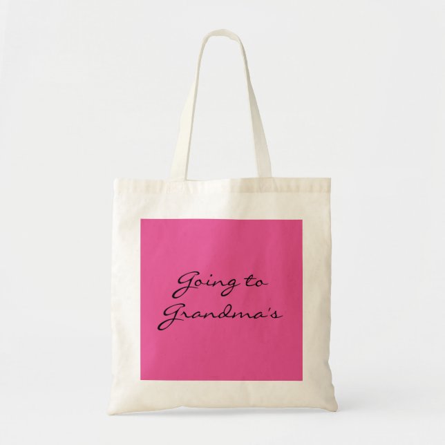 Ir a casa de la abuela - Bolsa pequeña (Frente)