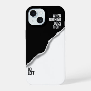 Ir a la izquierda - Estuche para iPhone con motivo