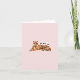 Ir A Obtener Em Tiger - Tarjeta De Alentamiento