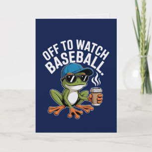 Ir a Ver Béisbol Rana Deportiva Tarjeta