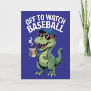 Ir a ver la tarjeta de dinosaurio de béisbol
