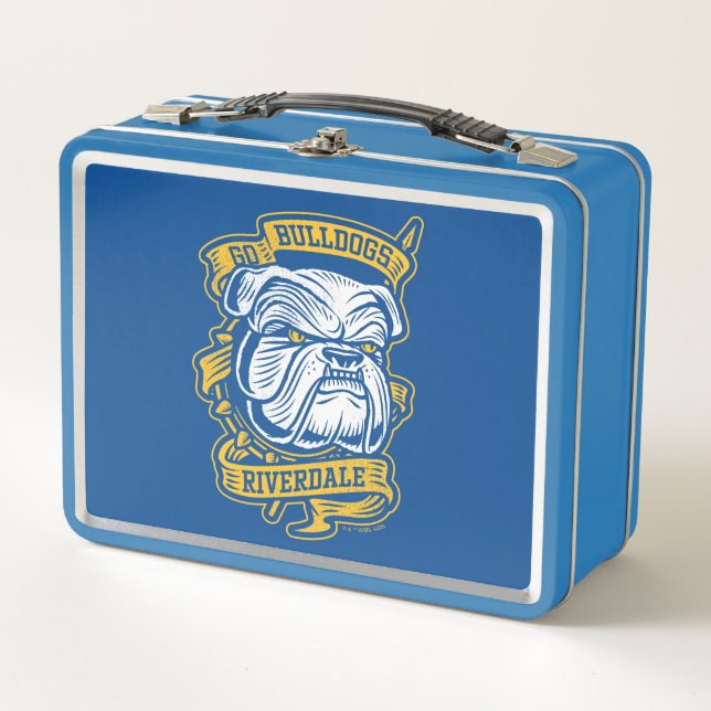 Ir Bulldoges - Banner de la mascota Riverdale (Anverso)