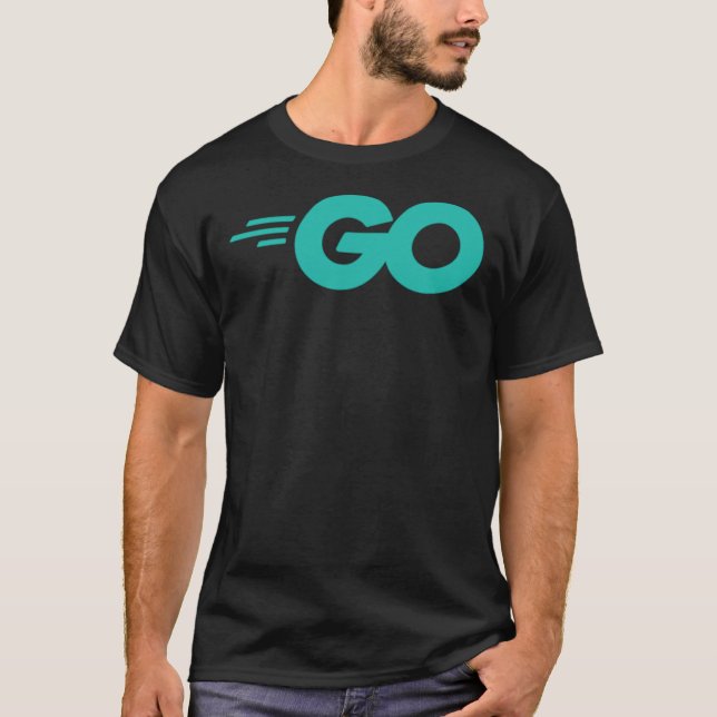 Ir - Camiseta esencial de Golang (Aqua) (Anverso)