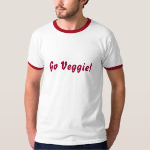 Ir camisetas de declaración Veggie